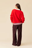 Ruby Rhea Turtleneck Sweater - Red