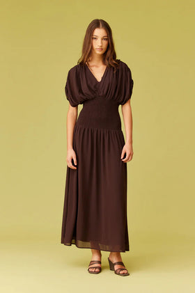 Ruby Riley Shirred Maxi - Java