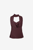 Ruby Riley Satin Sash Camisole - Wine