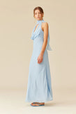Ruby Riley Sash Dress - Blue Polka Dot