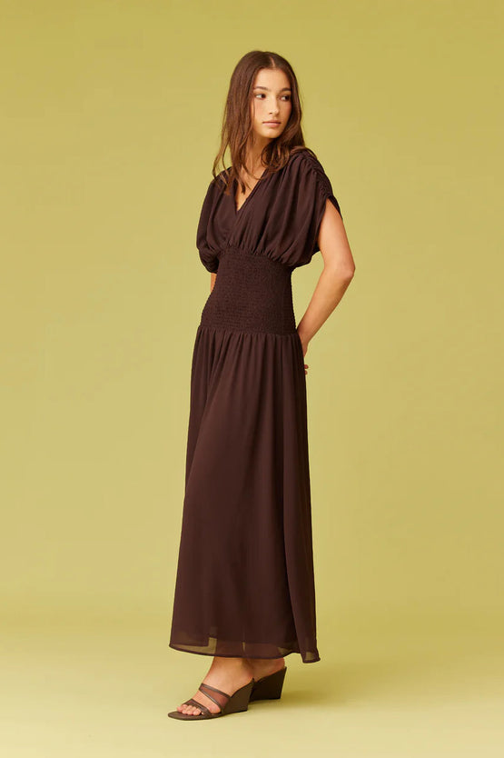 Ruby Riley Shirred Maxi - Java