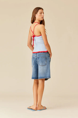 Ruby Rina Tank - Blue Cherry