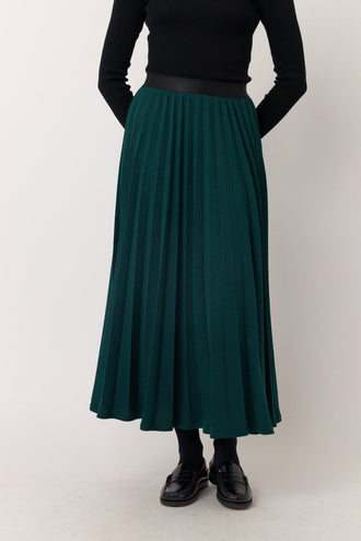 Sylvester Ripple Skirt - Bottle Green