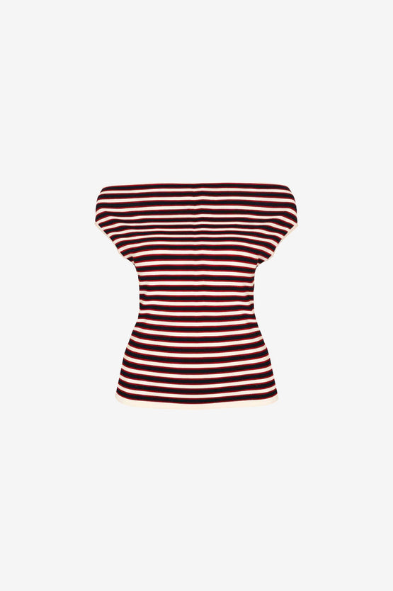 Ruby Emma Knit Top - Riviera