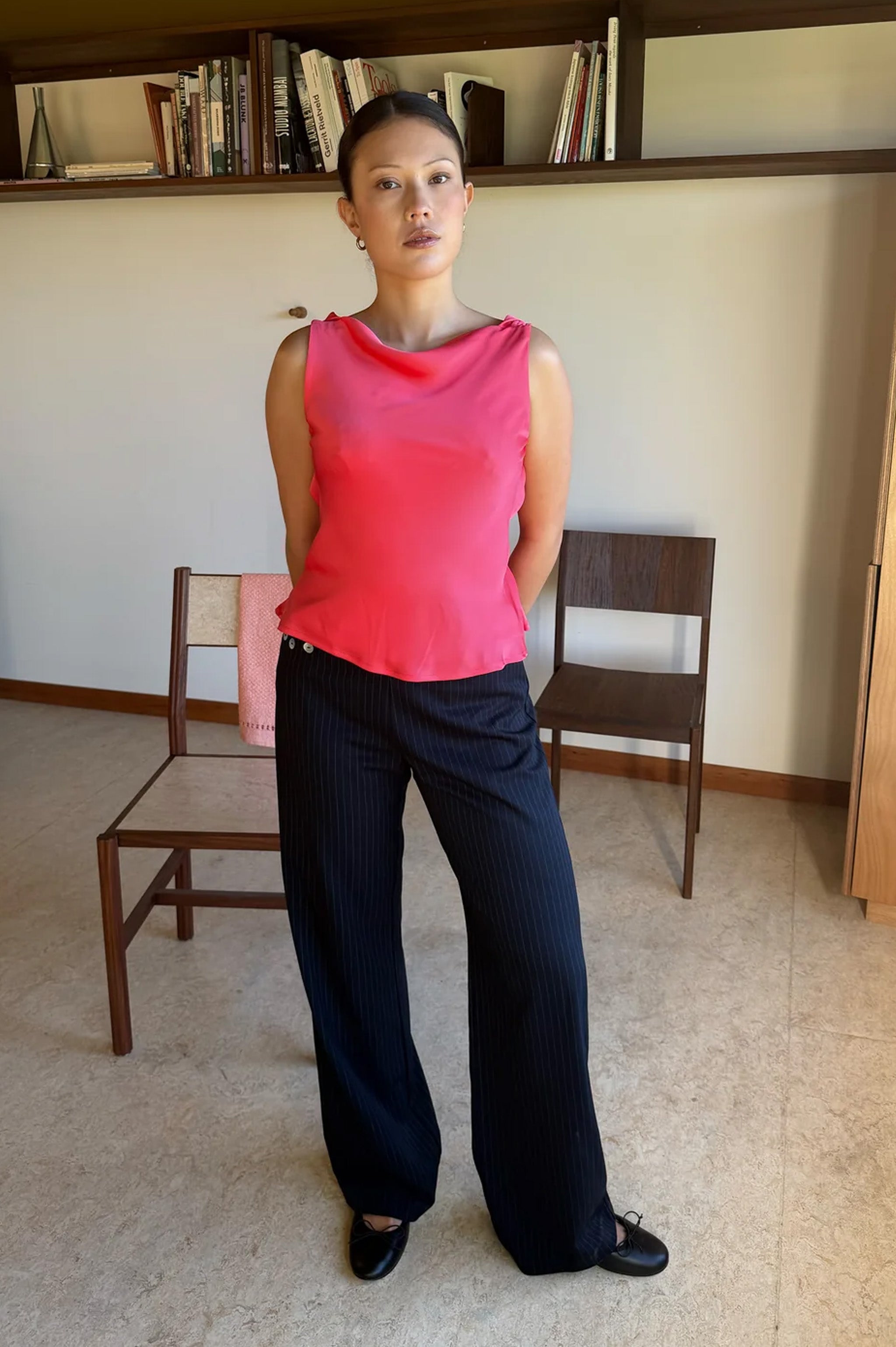 Ruby Firebird Cowl Top - Rosie