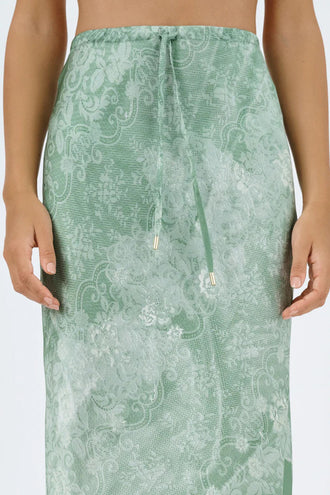 Roame Indya Skirt - Sari Lace Sage