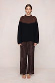 Marle Rodin Jumper - Carob/Black