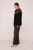Marle Rodin Jumper - Carob/Black