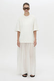Camilla and Marc Romy Contrast Maxi Dress - Soft White