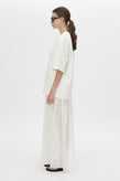 Camilla and Marc Romy Contrast Maxi Dress - Soft White