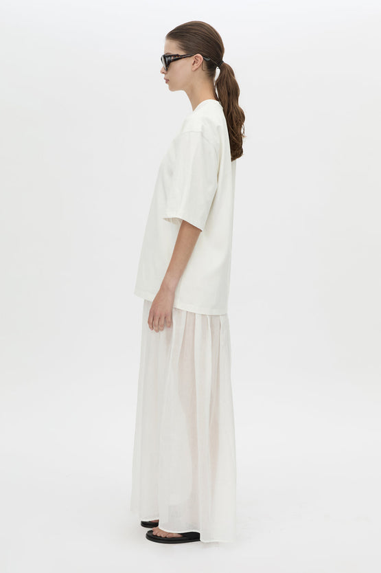 Camilla and Marc Romy Contrast Maxi Dress - Soft White
