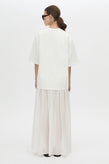 Camilla and Marc Romy Contrast Maxi Dress - Soft White