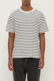 Assembly Mens Ronan Stripe Tee - Navy/White