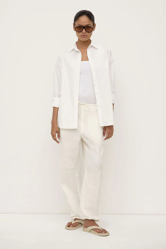 Assembly Rooney Poplin Pant - White
