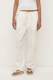 Assembly Rooney Poplin Pant - White