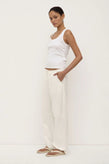Assembly Rooney Poplin Pant - White