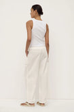 Assembly Rooney Poplin Pant - White