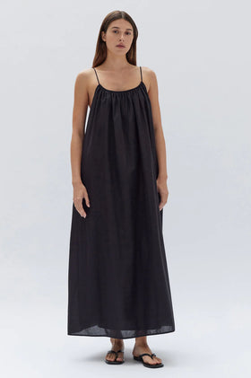 Assembly Rosalia Cotton Voile Maxi - Black
