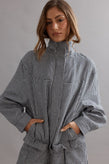 Caitlin Crisp Rover Jacket - Ink White Gingham