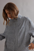 Caitlin Crisp Rover Jacket - Ink White Gingham