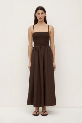 Assembly Aubrey Ruched Dress - Ganache