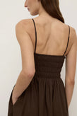 Assembly Aubrey Ruched Dress - Ganache