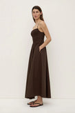 Assembly Aubrey Ruched Dress - Ganache