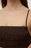 Assembly Aubrey Ruched Dress - Ganache