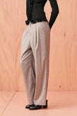 Ruby Rue Trouser - Grey Pinstripe