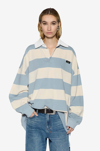 Ksubi Rugged Rugby Jersey - Blue Steel
