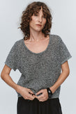 Marle Rumi Top - Black/Ivory