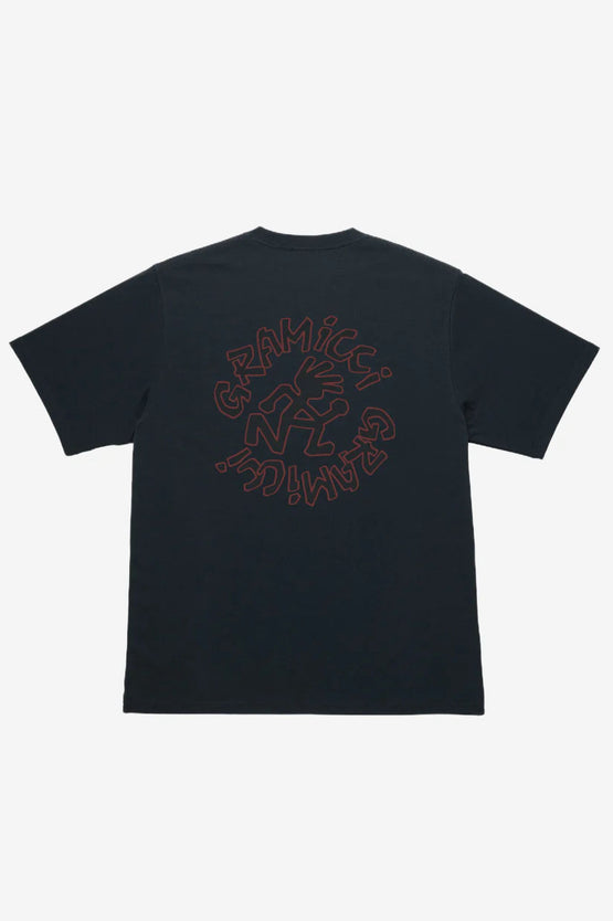 Gramicci Running Man Tee - Vintage Black