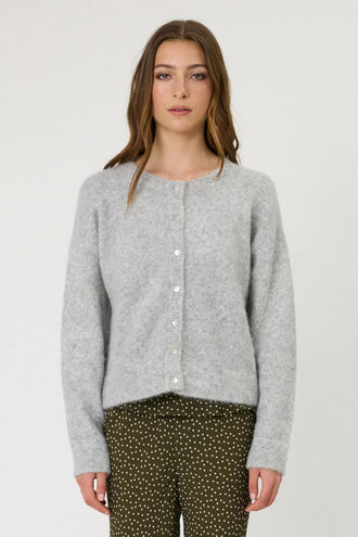 Remain Ryder Cardigan - Grey Marle