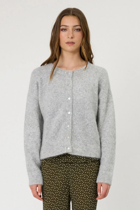 Remain Ryder Cardigan - Grey Marle