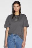 Ksubi Stacked Oh G SS Tee - Charcoal