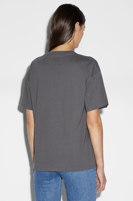 Ksubi Stacked Oh G SS Tee - Charcoal
