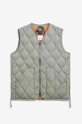 Taion Military V Neck Soft Shell Vest - Sage