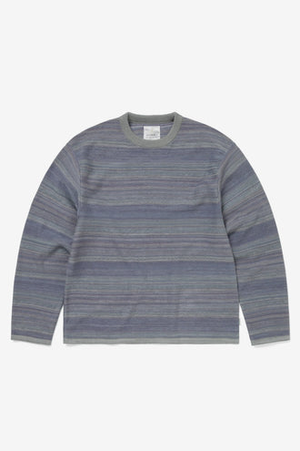 TNT x Gramicci Pattern Knit Crew - Sage