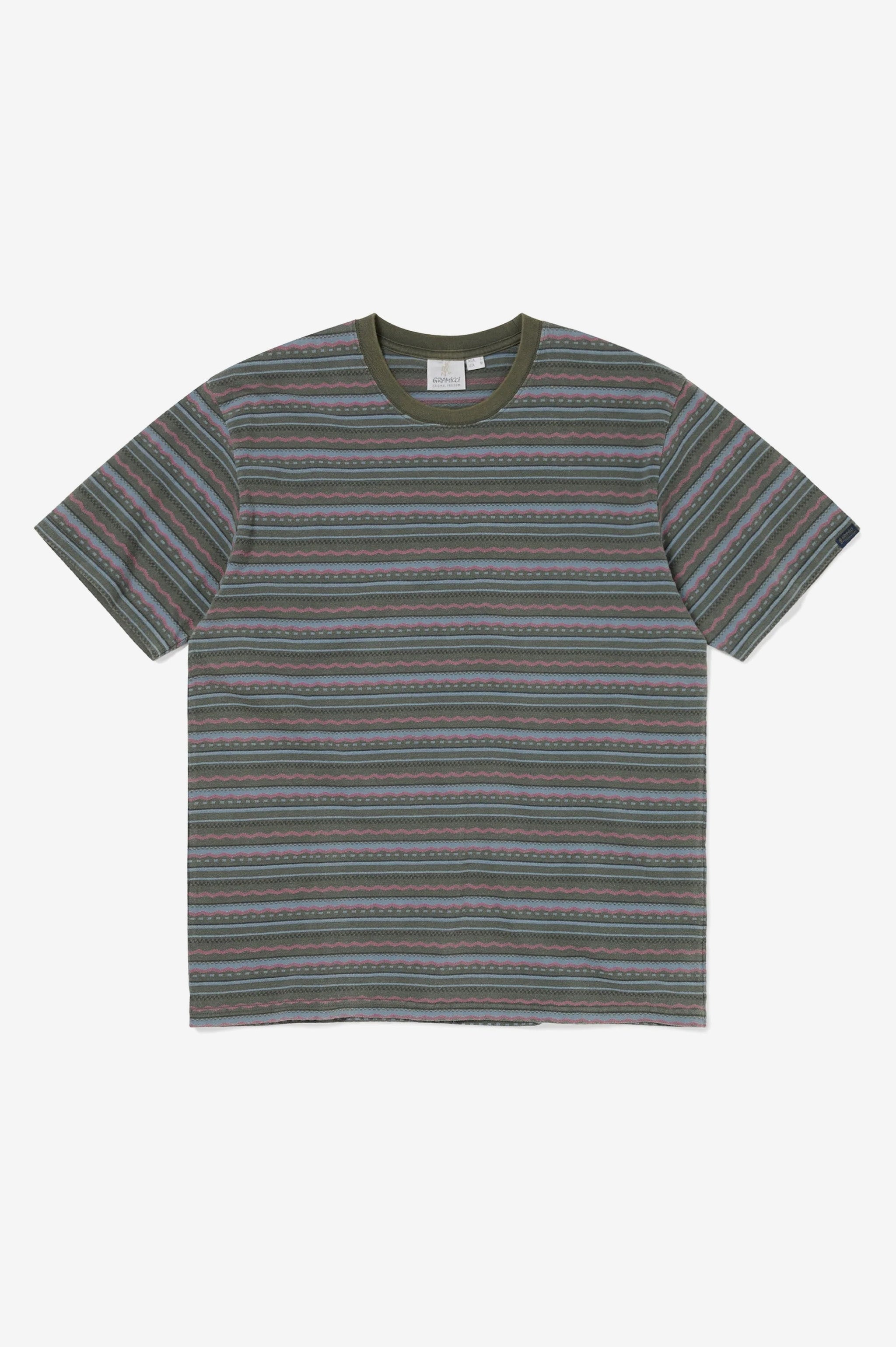 TNT x Gramicci Faded Stripe Tee - Sage