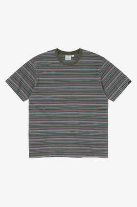 TNT x Gramicci Faded Stripe Tee - Sage