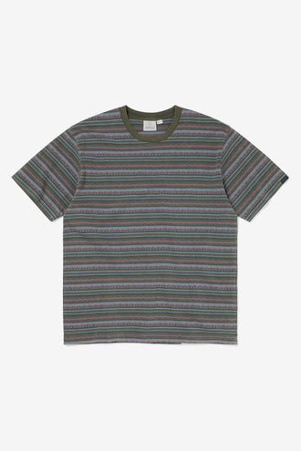 TNT x Gramicci Faded Stripe Tee - Sage