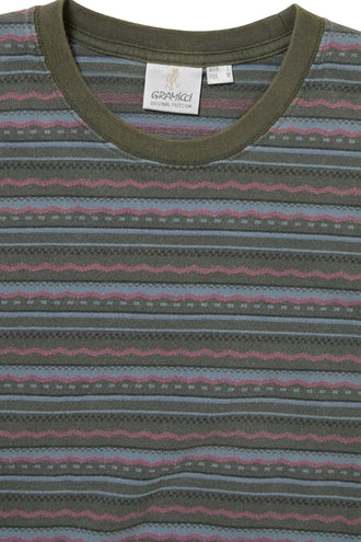 TNT x Gramicci Faded Stripe Tee - Sage