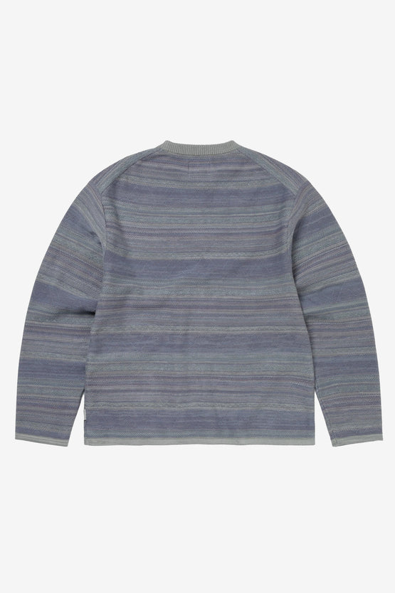 TNT x Gramicci Pattern Knit Crew - Sage