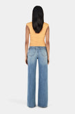 Hansen & Gretel Sago Draped Top - Mango