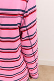 Damson Madder Samara Tee - Pink Stripe