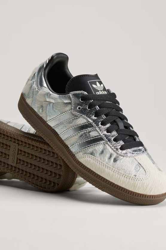 Adidas Samba OG - Cream White / Silver Metallic / Core Black