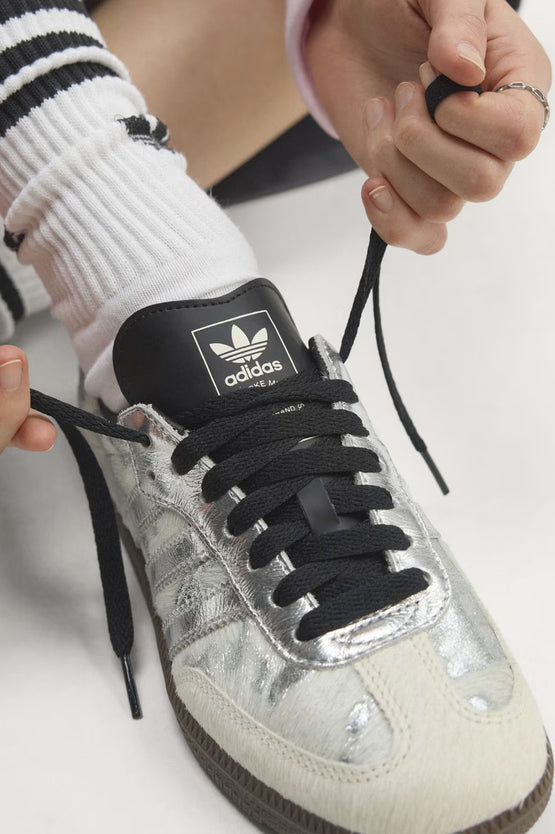 Adidas Samba OG - Cream White / Silver Metallic / Core Black