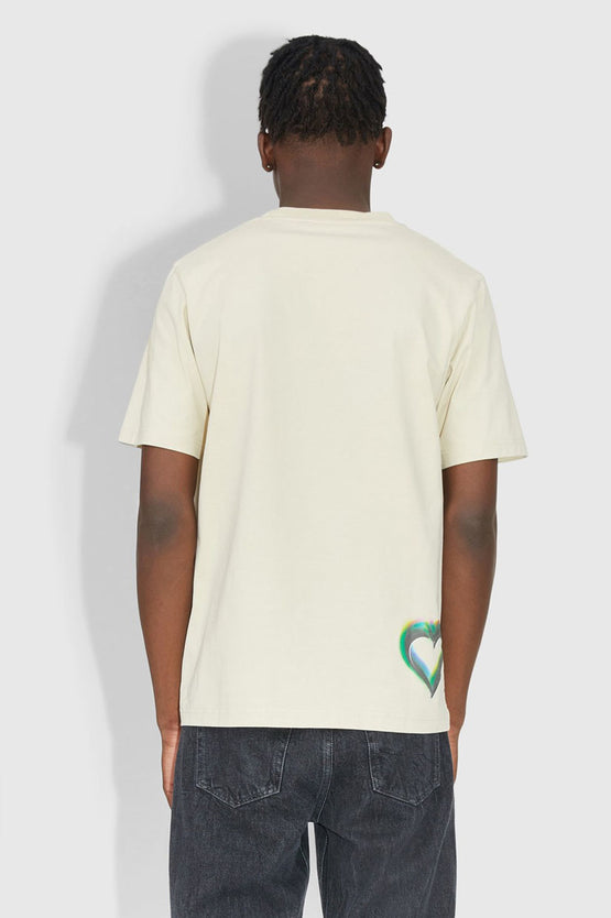 Wood Wood Bobby Logo T-Shirt - Soft Sand