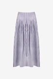 Ruby Sandler Skirt - Navy Stripe