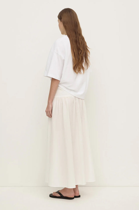 Assembly Sarah Cotton Maxi Skirt - White